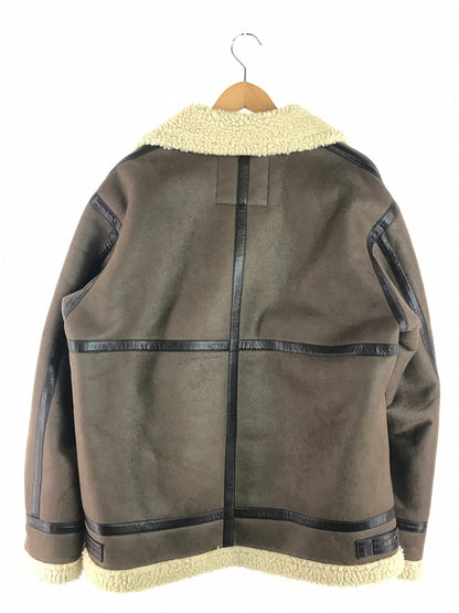 【中古品】【メンズ】 ALPHA アルファ FAKE LEATHER B-3 FLIGHT JACKET TA1548-168 フェイクレザー B-3フライトジャケット アウター 145-251213-rt-08-tag サイズ：XL カラー：ブラウン 万代Net店