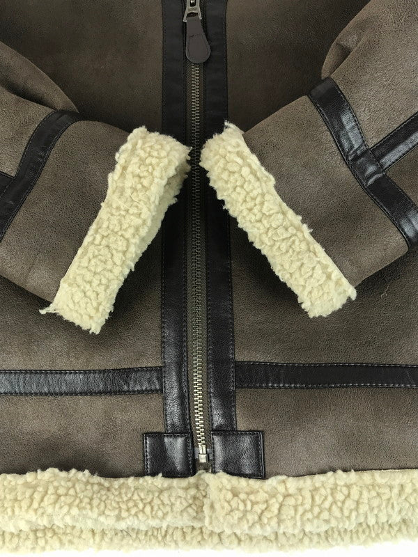 【中古品】【メンズ】 ALPHA アルファ FAKE LEATHER B-3 FLIGHT JACKET TA1548-168 フェイクレザー B-3フライトジャケット アウター 145-251213-rt-08-tag サイズ：XL カラー：ブラウン 万代Net店