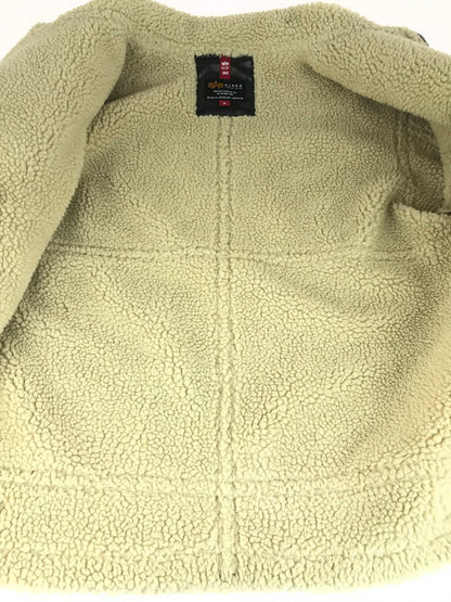 【中古品】【メンズ】 ALPHA アルファ FAKE LEATHER B-3 FLIGHT JACKET TA1548-168 フェイクレザー B-3フライトジャケット アウター 145-251213-rt-08-tag サイズ：XL カラー：ブラウン 万代Net店