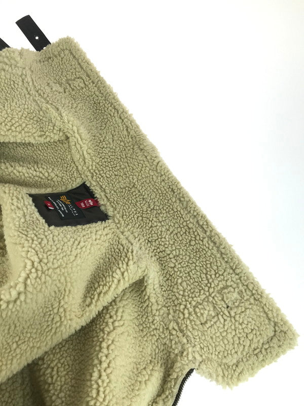 【中古品】【メンズ】 ALPHA アルファ FAKE LEATHER B-3 FLIGHT JACKET TA1548-168 フェイクレザー B-3フライトジャケット アウター 145-251213-rt-08-tag サイズ：XL カラー：ブラウン 万代Net店