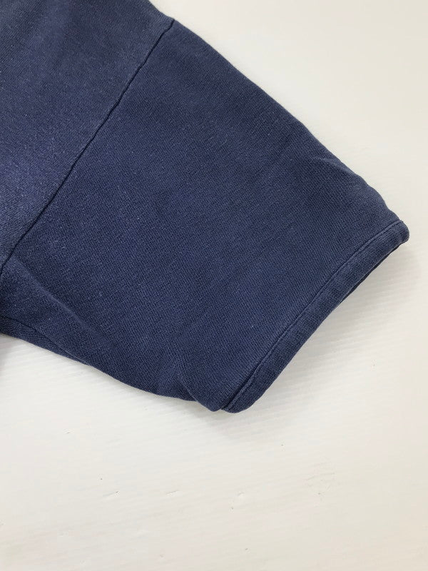 【中古品】【メンズ】 ALLEN A アレン エー 60's HALF BUTTON S/S CREWNECK SWEAT 60年代 ハーフボタン ショートスリーブ クルーネック スウェット ヴィンテージ 146-251115-rt-12-tag サイズ：L カラー：ネイビー 万代Net店