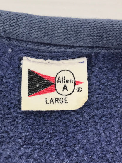 【中古品】【メンズ】 ALLEN A アレン エー 60's HALF BUTTON S/S CREWNECK SWEAT 60年代 ハーフボタン ショートスリーブ クルーネック スウェット ヴィンテージ 146-251115-rt-12-tag サイズ：L カラー：ネイビー 万代Net店
