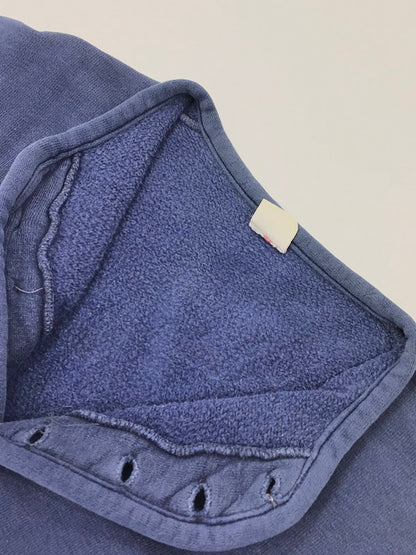 【中古品】【メンズ】 ALLEN A アレン エー 60's HALF BUTTON S/S CREWNECK SWEAT 60年代 ハーフボタン ショートスリーブ クルーネック スウェット ヴィンテージ 146-251115-rt-12-tag サイズ：L カラー：ネイビー 万代Net店