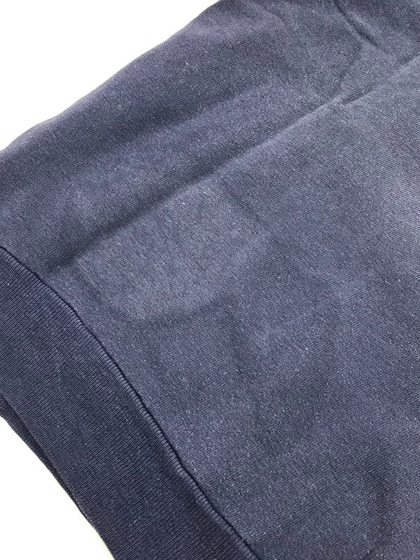 【中古品】【メンズ】 ALLEN A アレン エー 60's HALF BUTTON S/S CREWNECK SWEAT 60年代 ハーフボタン ショートスリーブ クルーネック スウェット ヴィンテージ 146-251115-rt-12-tag サイズ：L カラー：ネイビー 万代Net店