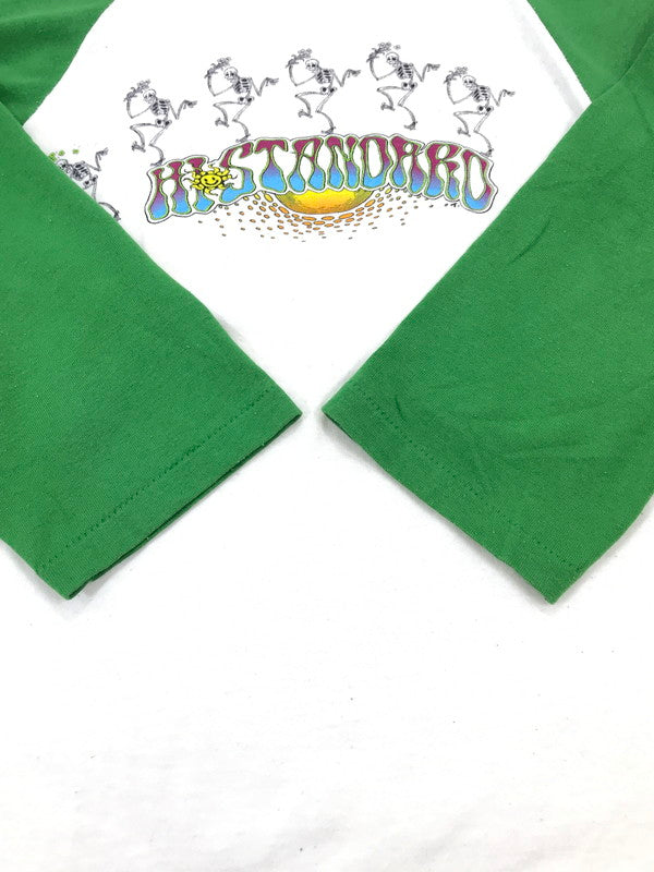 【中古品】【メンズ】 SOFFE SHIRTS ソフィー シャツ 90's HI-STANDARD RAGLAN T-SHIRT 90年代 ハイスタンダード ラグラン Tシャツ トップス 146-251115-rt-13-tag サイズ：S カラー：グリーン/ホワイト 万代Net店