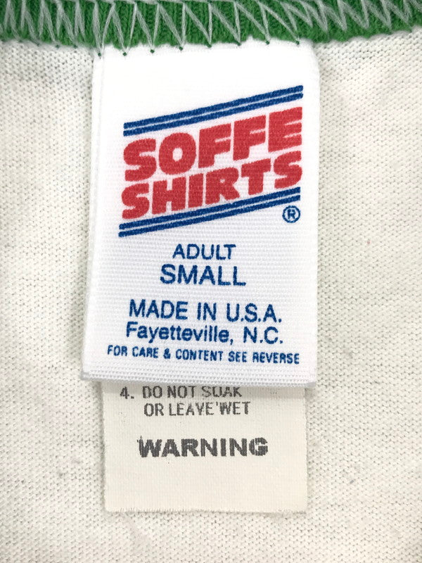 【中古品】【メンズ】 SOFFE SHIRTS ソフィー シャツ 90's HI-STANDARD RAGLAN T-SHIRT 90年代 ハイスタンダード ラグラン Tシャツ トップス 146-251115-rt-13-tag サイズ：S カラー：グリーン/ホワイト 万代Net店