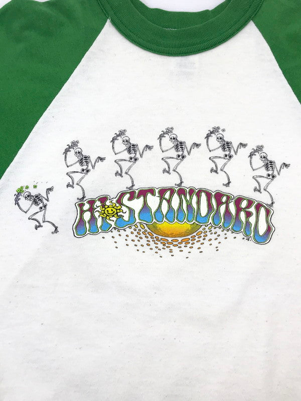 【中古品】【メンズ】 SOFFE SHIRTS ソフィー シャツ 90's HI-STANDARD RAGLAN T-SHIRT 90年代 ハイスタンダード ラグラン Tシャツ トップス 146-251115-rt-13-tag サイズ：S カラー：グリーン/ホワイト 万代Net店