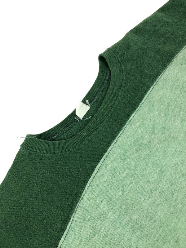 【中古品】【メンズ】 SPORTSWEAR スポーツウェア 60～70's FLOCKED PRINT 3/4 LENGTH SWEATSHIRT フロッキープリント 七分丈スウェット 146-251119-rt-13-tag サイズ：不明 カラー：グリーン 万代Net店
