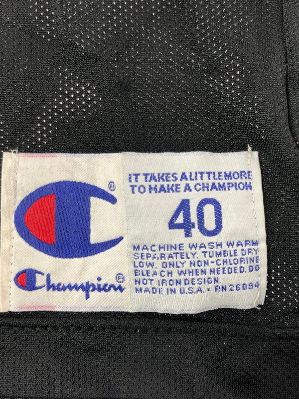 【中古品】【メンズ】 Champion チャンピオン ORLANDO MAGIC GAME SHIRT オーランド マジック ゲームシャツ USA製 146-260509-na-12-tag サイズ：40 カラー：ブラック 万代Net店