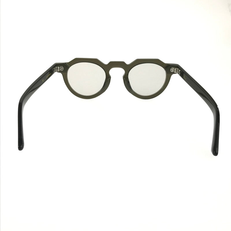 【中古品】【メンズ】 FEW BY NEW フューバイニュー ボストン型 クラウンパント 眼鏡 サングラス アイウェア アクセサリー 203-251124-na-07-tag サイズ：44□24 145 カラー：カーキ 万代Net店