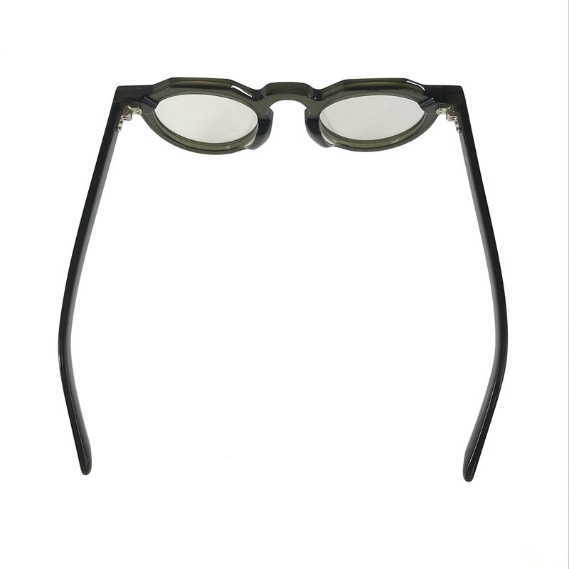 【中古品】【メンズ】 FEW BY NEW フューバイニュー ボストン型 クラウンパント 眼鏡 サングラス アイウェア アクセサリー 203-251124-na-07-tag サイズ：44□24 145 カラー：カーキ 万代Net店