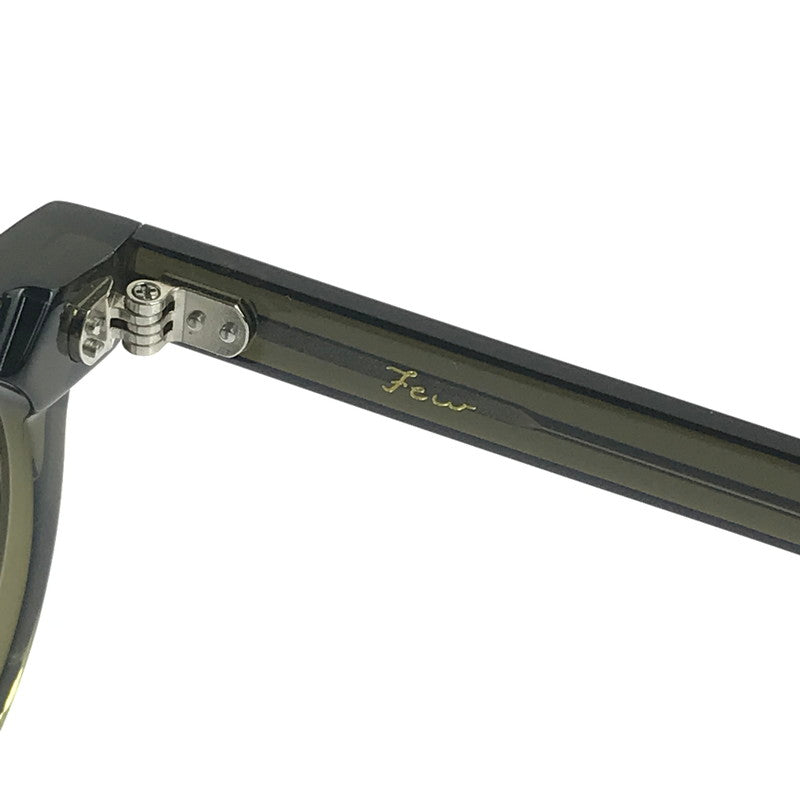 【中古品】【メンズ】 FEW BY NEW フューバイニュー ボストン型 クラウンパント 眼鏡 サングラス アイウェア アクセサリー 203-251124-na-07-tag サイズ：44□24 145 カラー：カーキ 万代Net店