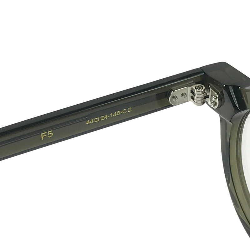 【中古品】【メンズ】 FEW BY NEW フューバイニュー ボストン型 クラウンパント 眼鏡 サングラス アイウェア アクセサリー 203-251124-na-07-tag サイズ：44□24 145 カラー：カーキ 万代Net店