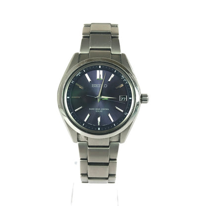 【現状渡し品】【メンズ】 SEIKO セイコー BRIGHTZ 7B24-0BH0 ブライツ ソーラー 腕時計 197-251130-na-05-tag カラー：シルバー 万代Net店
