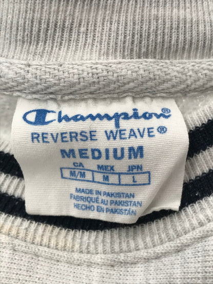 【中古品】【メンズ】 CHAMPION チャンピオン REVERSE WEAVE SWEAT SHIRT リバースウィーブ スウェット シャツ トレーナー 復刻単色タグ 染込みプリント トップス 146-260503-rt-08-tag サイズ：M カラー：グレー 万代Net店