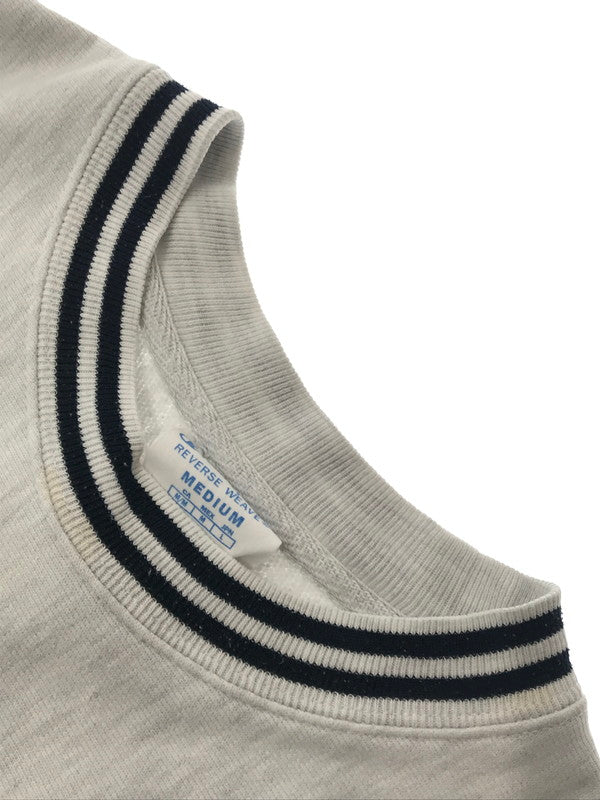【中古品】【メンズ】 CHAMPION チャンピオン REVERSE WEAVE SWEAT SHIRT リバースウィーブ スウェット シャツ トレーナー 復刻単色タグ 染込みプリント トップス 146-260503-rt-08-tag サイズ：M カラー：グレー 万代Net店