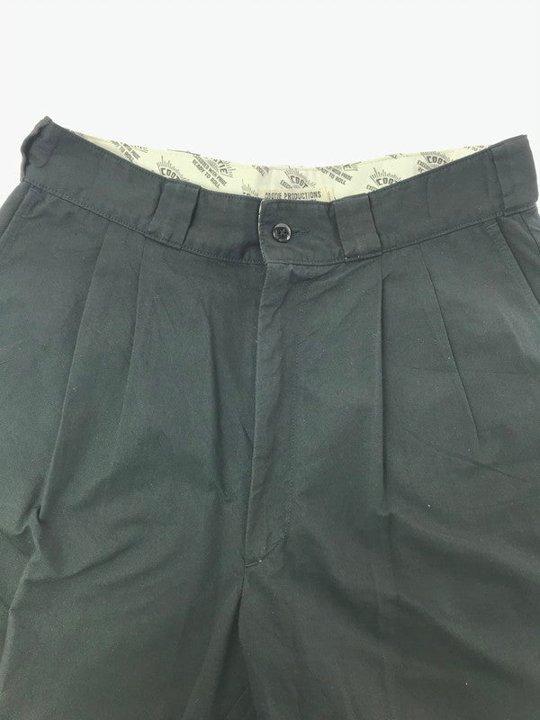 【中古品】【メンズ】 COOTIE クーティー T C SERGE 2 TUCK TROUSERS CTE-19A103 ツータック トウラザー ボトムス 153-260523-rt-01-tagh サイズ：S カラー：ブラック 万代Net店