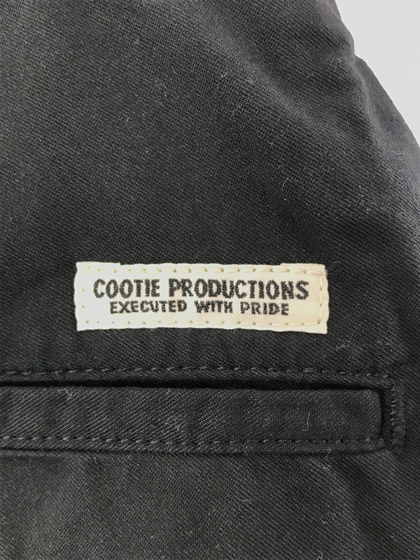 【中古品】【メンズ】 COOTIE クーティー T C SERGE 2 TUCK TROUSERS CTE-19A103 ツータック トウラザー ボトムス 153-260523-rt-01-tagh サイズ：S カラー：ブラック 万代Net店