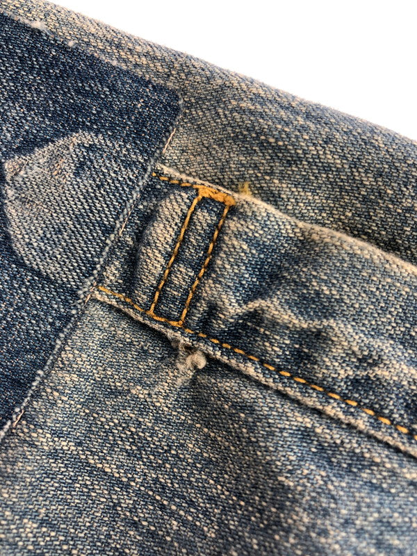 【中古品】【メンズ】 REMI RELIEF レミレリーフ FLOWER STUD DENIM SHIRT フラワースタッズデニムシャツ 140-251121-rt-11-tag サイズ：M カラー：インディゴ 万代Net店