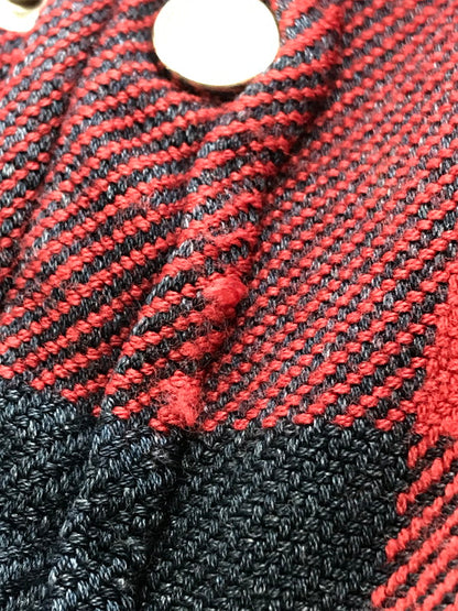 【中古品】【メンズ】 REMI RELIEF レミレリーフ × BEAMS+ ビームスプラス 別注 RAYON CHECK SHIRT レーヨン チェックシャツ 開襟シャツ トップス 140-251119-rt-08-tag サイズ：XL カラー：レッド 万代Net店