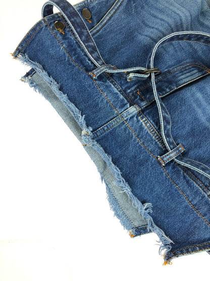 【現状渡し品】【メンズ】 MAISON MARGIELA メゾン マルジェラ HI WEST DAMAGE DENIM S30LA0114 PANTS ハイウエスト ダメージ加工デニムパンツ ジーンズ ボトムス 152-251121-rt-03-tag サイズ：29 カラー：インディゴ 万代Net店