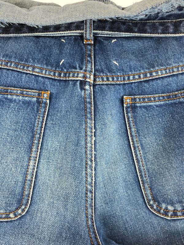 【現状渡し品】【メンズ】 MAISON MARGIELA メゾン マルジェラ HI WEST DAMAGE DENIM S30LA0114 PANTS ハイウエスト ダメージ加工デニムパンツ ジーンズ ボトムス 152-251121-rt-03-tag サイズ：29 カラー：インディゴ 万代Net店