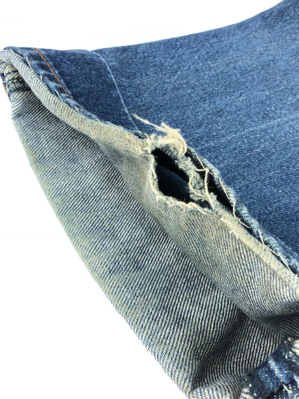【現状渡し品】【メンズ】 MAISON MARGIELA メゾン マルジェラ HI WEST DAMAGE DENIM S30LA0114 PANTS ハイウエスト ダメージ加工デニムパンツ ジーンズ ボトムス 152-251121-rt-03-tag サイズ：29 カラー：インディゴ 万代Net店