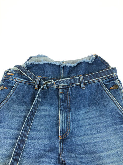 【現状渡し品】【メンズ】 MAISON MARGIELA メゾン マルジェラ HI WEST DAMAGE DENIM S30LA0114 PANTS ハイウエスト ダメージ加工デニムパンツ ジーンズ ボトムス 152-251121-rt-03-tag サイズ：29 カラー：インディゴ 万代Net店