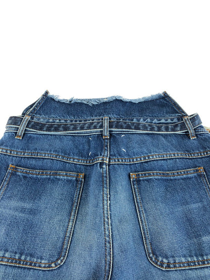 【現状渡し品】【メンズ】 MAISON MARGIELA メゾン マルジェラ HI WEST DAMAGE DENIM S30LA0114 PANTS ハイウエスト ダメージ加工デニムパンツ ジーンズ ボトムス 152-251121-rt-03-tag サイズ：29 カラー：インディゴ 万代Net店