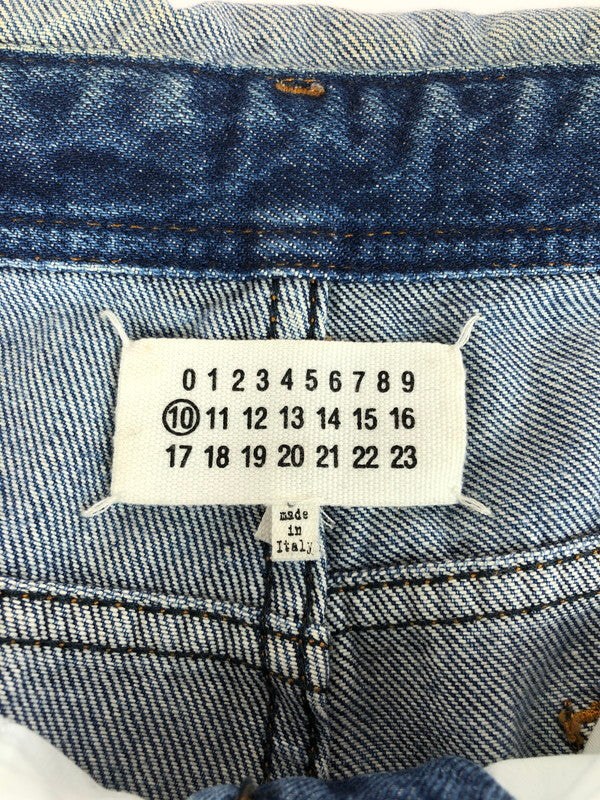 【現状渡し品】【メンズ】 MAISON MARGIELA メゾン マルジェラ HI WEST DAMAGE DENIM S30LA0114 PANTS ハイウエスト ダメージ加工デニムパンツ ジーンズ ボトムス 152-251121-rt-03-tag サイズ：29 カラー：インディゴ 万代Net店