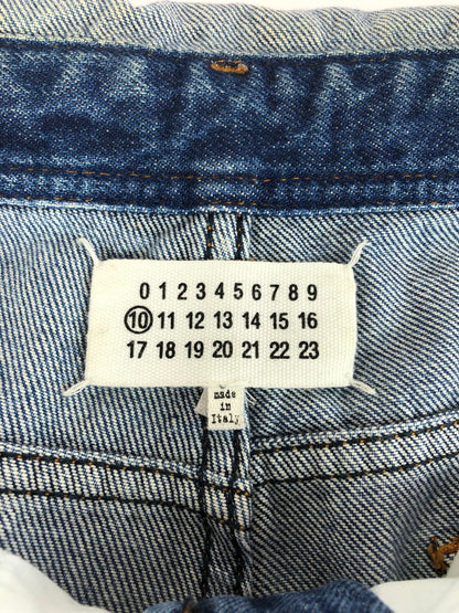 【現状渡し品】【メンズ】 MAISON MARGIELA メゾン マルジェラ HI WEST DAMAGE DENIM S30LA0114 PANTS ハイウエスト ダメージ加工デニムパンツ ジーンズ ボトムス 152-251121-rt-03-tag サイズ：29 カラー：インディゴ 万代Net店