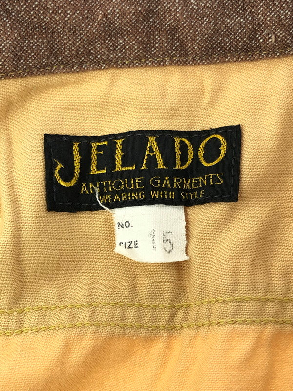 【中古品】【メンズ】 JELADO ジェラード WORK SHIRT ワークシャツ 長袖シャツ 145-260516-na-10-tagh サイズ：15 カラー：ベージュ系 万代Net店
