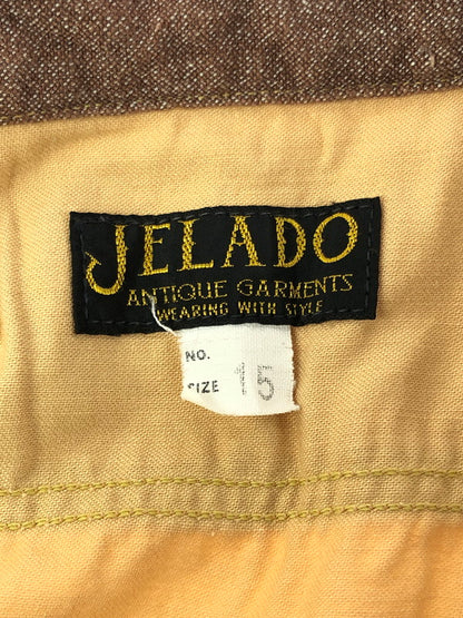 【中古品】【メンズ】 JELADO ジェラード WORK SHIRT ワークシャツ 長袖シャツ 145-260516-na-10-tagh サイズ：15 カラー：ベージュ系 万代Net店