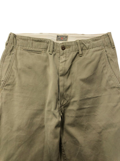 【中古品】【メンズ】 BUZZ RICKSON'S ORIGINAL SPEC CHINO PANTS BR40025 オリジナル スペック チノ パンツ ズボン ボトムス 156-260528-ki-16-tagh サイズ：W30 カラー：カーキ 万代Net店