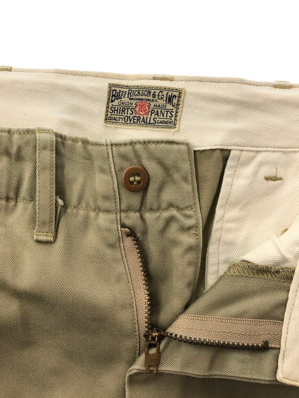 【中古品】【メンズ】 BUZZ RICKSON'S ORIGINAL SPEC CHINO PANTS BR40025 オリジナル スペック チノ パンツ ズボン ボトムス 156-260528-ki-16-tagh サイズ：W30 カラー：カーキ 万代Net店