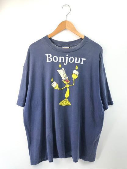 【現状渡し品】【メンズ】 SAINT MICHAEL セントマイケル × DISNEY ディズニー 25SS BONJOUR DSN_TEE SM-HR1-0000-C87 ディズニー プリント Tシャツ 142-251119-rt-02-tag サイズ：XXL カラー：ブルー 万代Net店