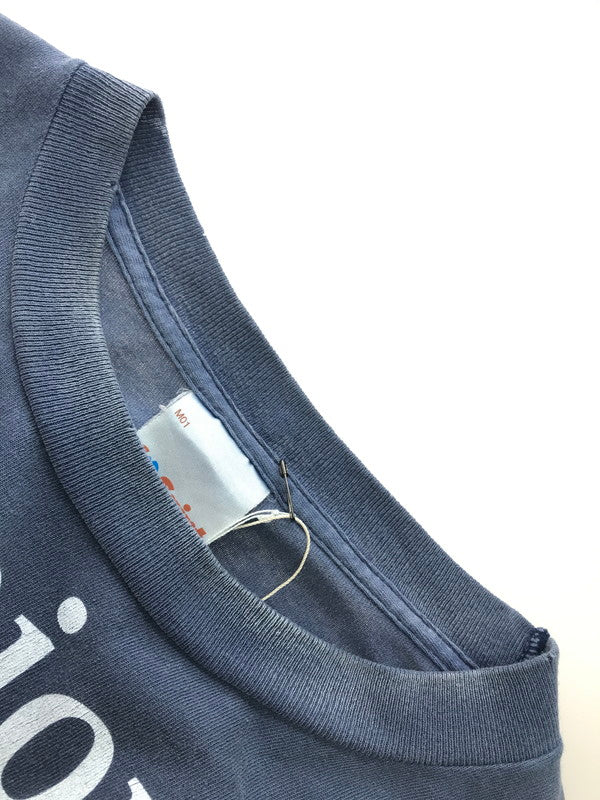 【現状渡し品】【メンズ】 SAINT MICHAEL セントマイケル × DISNEY ディズニー 25SS BONJOUR DSN_TEE SM-HR1-0000-C87 ディズニー プリント Tシャツ 142-251119-rt-02-tag サイズ：XXL カラー：ブルー 万代Net店