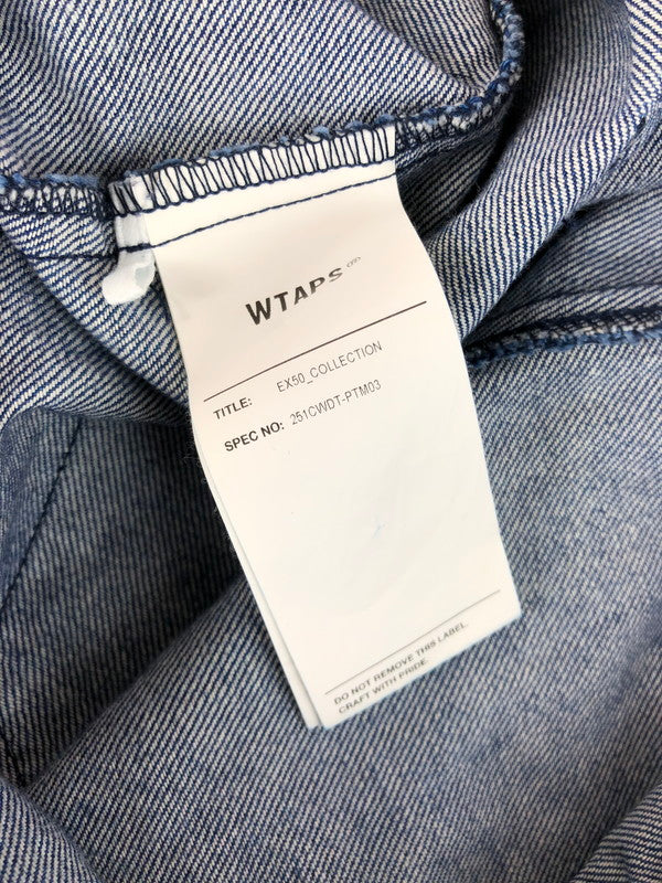 【中古品】【メンズ】 WTAPS ダブルタップス 25SS SDDT2002 TROUSERS COTTON.DENIM INDIGO 251CWDT-PTM03 コットン デニム パンツ ジーンズ ボトムス 153-251121-rt-07-tag サイズ：4 カラー：ブルー 万代Net店