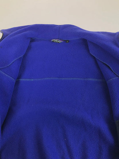【現状渡し品】【メンズ】 patagonia パタゴニア 80's FLEECE JACKET 80年代 フリースジャケット アウター USA製 ヴィンテージ 144-251215-rt-01-tag サイズ：L カラー：ブルー 万代Net店