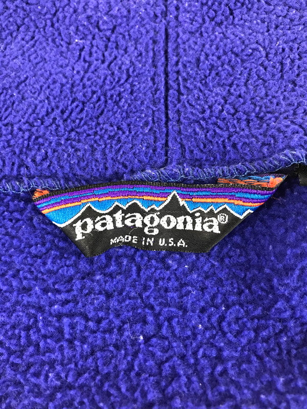 【現状渡し品】【メンズ】 patagonia パタゴニア 80's FLEECE JACKET 80年代 フリースジャケット アウター USA製 ヴィンテージ 144-251215-rt-01-tag サイズ：L カラー：ブルー 万代Net店