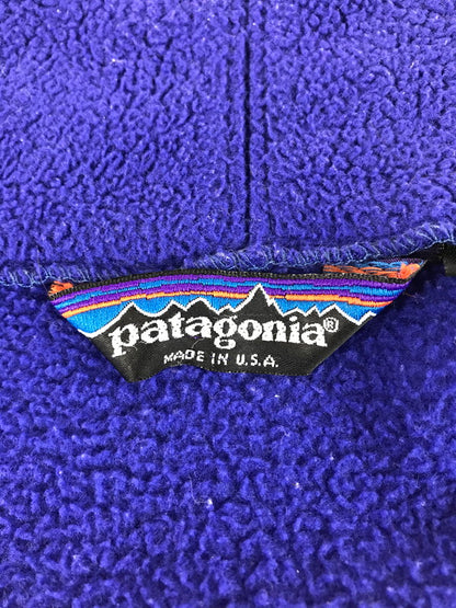 【現状渡し品】【メンズ】 patagonia パタゴニア 80's FLEECE JACKET 80年代 フリースジャケット アウター USA製 ヴィンテージ 144-251215-rt-01-tag サイズ：L カラー：ブルー 万代Net店
