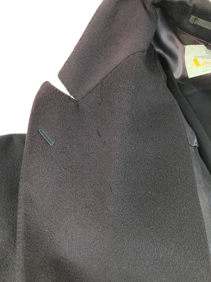 【現状渡し品】【メンズ】 Aquascutum アクアスキュータム 80's CASHMERE CHESTER COAT D-TK1200 80年代 カシミヤ チェスターコート アウター ヴィンテージ 146-251121-rt-01-tag サイズ：不明 カラー：ネイビー 万代Net店