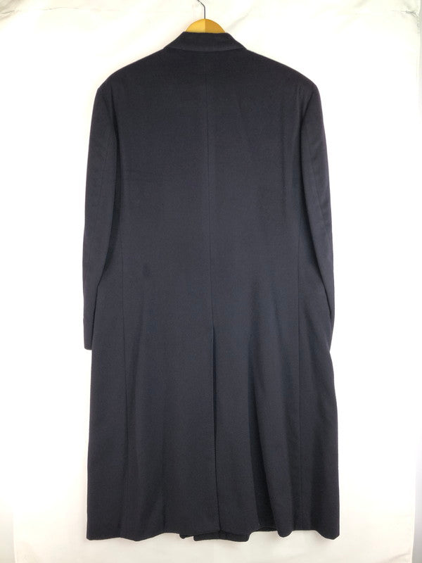 【現状渡し品】【メンズ】 Aquascutum アクアスキュータム 80's CASHMERE CHESTER COAT D-TK1200 80年代 カシミヤ チェスターコート アウター ヴィンテージ 146-251121-rt-01-tag サイズ：不明 カラー：ネイビー 万代Net店