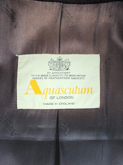 【現状渡し品】【メンズ】 Aquascutum アクアスキュータム 80's CASHMERE CHESTER COAT D-TK1200 80年代 カシミヤ チェスターコート アウター ヴィンテージ 146-251121-rt-01-tag サイズ：不明 カラー：ネイビー 万代Net店