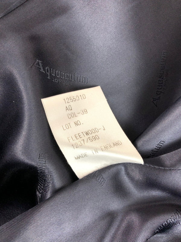 【現状渡し品】【メンズ】 Aquascutum アクアスキュータム 80's CASHMERE CHESTER COAT D-TK1200 80年代 カシミヤ チェスターコート アウター ヴィンテージ 146-251121-rt-01-tag サイズ：不明 カラー：ネイビー 万代Net店