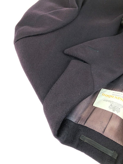 【現状渡し品】【メンズ】 Aquascutum アクアスキュータム 80's CASHMERE CHESTER COAT D-TK1200 80年代 カシミヤ チェスターコート アウター ヴィンテージ 146-251121-rt-01-tag サイズ：不明 カラー：ネイビー 万代Net店