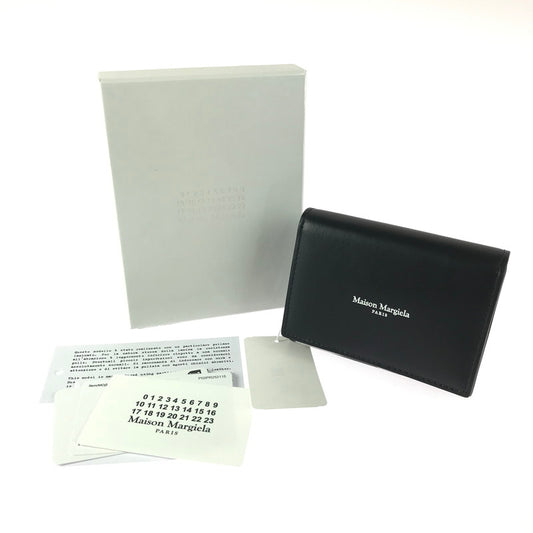 【中古美品】【メンズ】 MAISON MARGIELA メゾンマルジェラ 二つ折り レザーウォレット SA2UI0014 ミニウォレット 財布 181-251124-na-09-tag カラー：ブラック 万代Net店