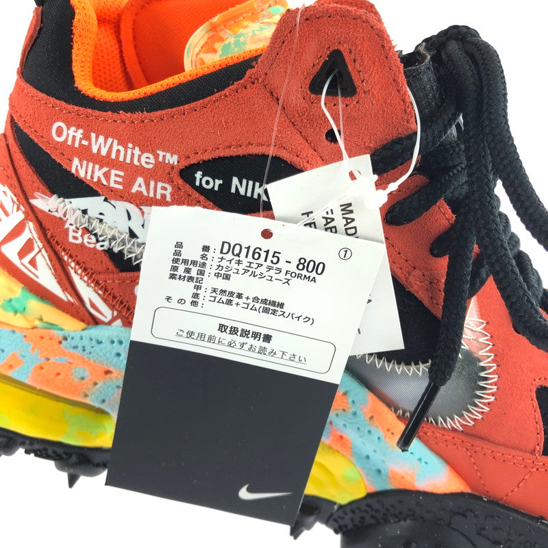 【中古美品】【メンズ】 NIKE ナイキ × OFF-WHITE オフホワイト AIR TERRA FORMA DQ1615-800 エア テラ フォーマ スニーカー 靴 160-251201-na-18-tag サイズ：28cm US 10 カラー：MANTRA ORANGE/CLEAR-BLACK 万代Net店