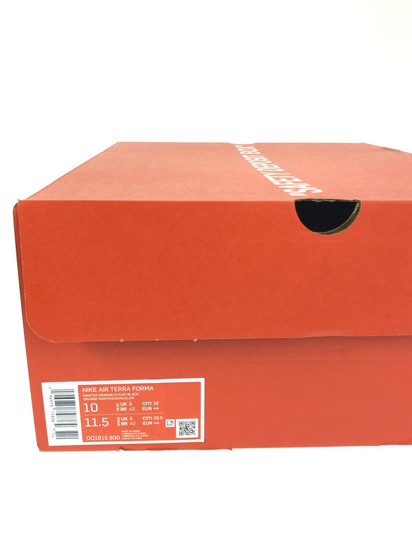 【中古美品】【メンズ】 NIKE ナイキ × OFF-WHITE オフホワイト AIR TERRA FORMA DQ1615-800 エア テラ フォーマ スニーカー 靴 160-251201-na-18-tag サイズ：28cm US 10 カラー：MANTRA ORANGE/CLEAR-BLACK 万代Net店