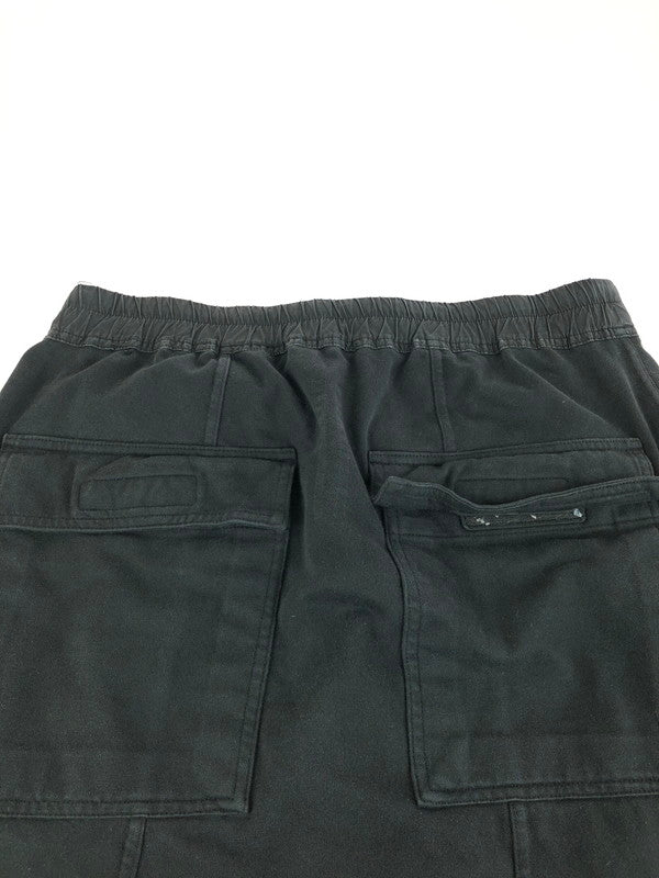 【現状渡し品】【メンズ】 Rick Owens リックオウエンス PRISONER DRAWSTRING SWEATPANTS DRKSHDW DU01B7395-RIG プリズナー ドローストリング スウェットパンツ 152-251121-rt-06-tag サイズ：M カラー：ブラック 万代Net店